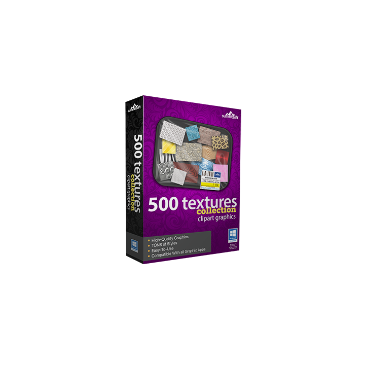 500+ Textures Collection Clip Art Graphic