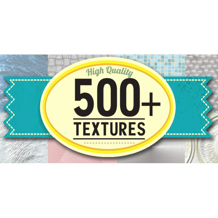 500+ Textures Collection Clip Art Graphic