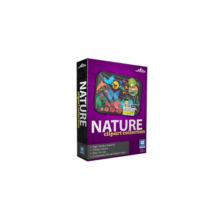 Nature Art Clipart Graphic Collection
