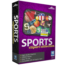 Sports Art Clipart Graphic Collection