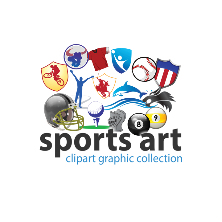 Sports Art Clipart Graphic Collection