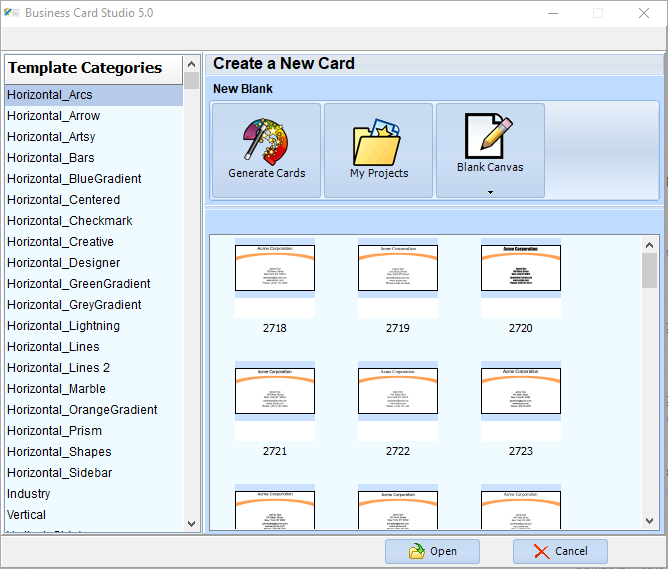 Let's start creating business cards at home
