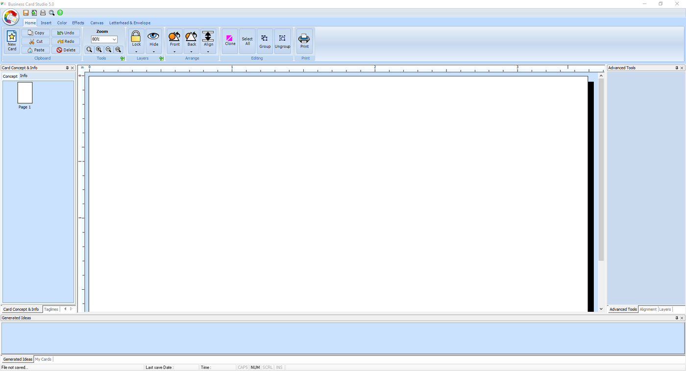 2 blank canvas view