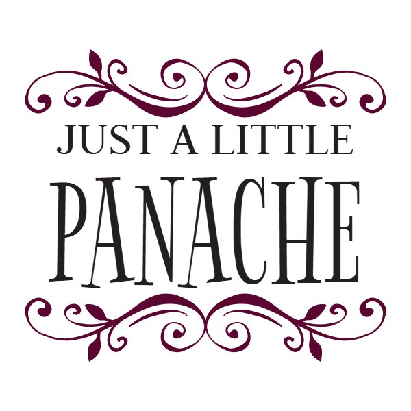Just a Little Panache logo template, Logo Design Studio Pro