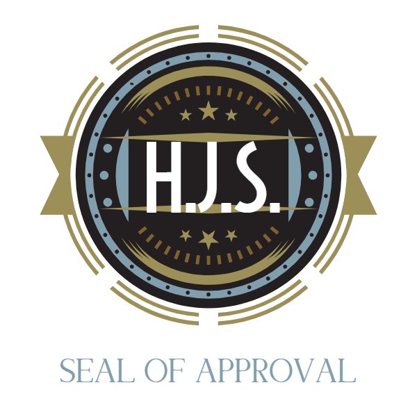 H.J.S. seal of approval logo template, Logo Design Studio Pro