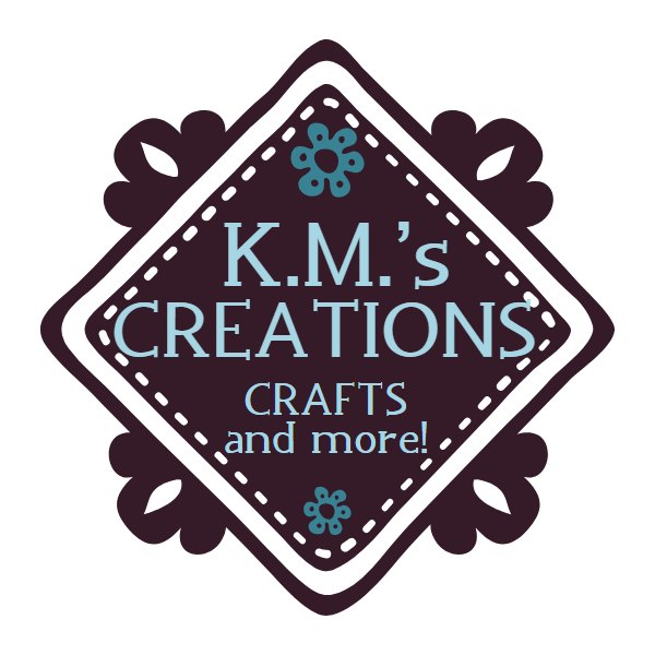 K.M.'s Creations, crafts and more logo template, Logo Design Studio Pro