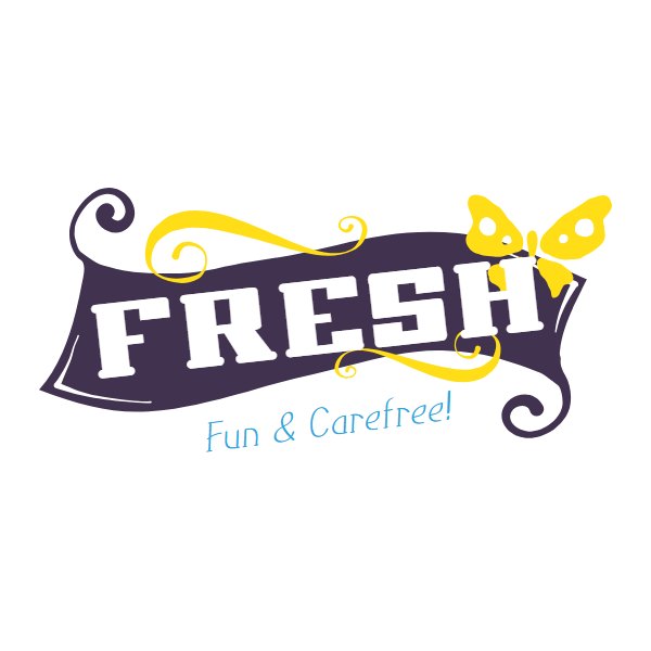 Fresh, fun & carefree logo template, Logo Design Studio Pro