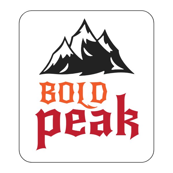 Bold Peak logo template, Logo Design Studio Pro