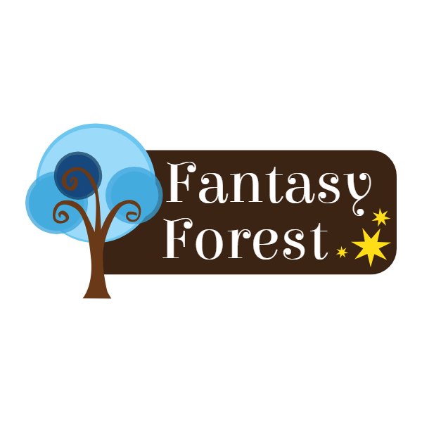 Fantasy Forest logo template, Logo Design Studio Pro