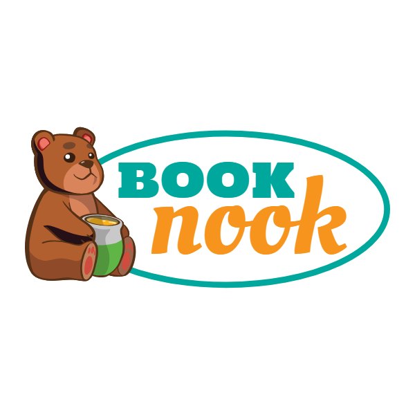 Book Nook logo template, Logo Design Studio Pro