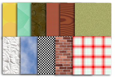 Wood, stone, fabric and paper textures from the 500+ Textures collection