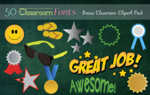 50 Classroom Fonts - samples 3