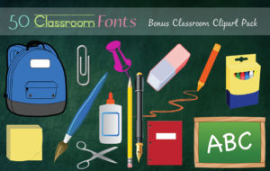 50 Classroom Fonts - samples 8