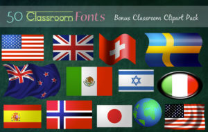 50 Classroom Fonts - samples 9