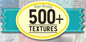 500+ Textures - logo