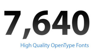 FontPack Pro Master - 7640 fonts