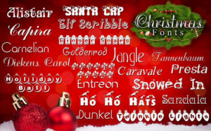 Christmas Fonts - samples 2