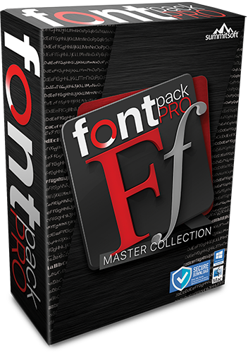 Professional Fonts box